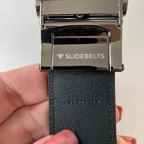 SLIDEBELTS CLASSIC AMERICAN FLAG BELT BLACK  Gunmetal buckle - Picture 9 of 10